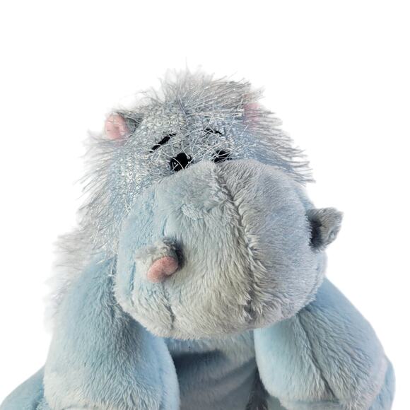 Webkinz Blue Hippo Plush Ganz Stuffed Animal No Code Hippopotamus - Picture 3 of 16